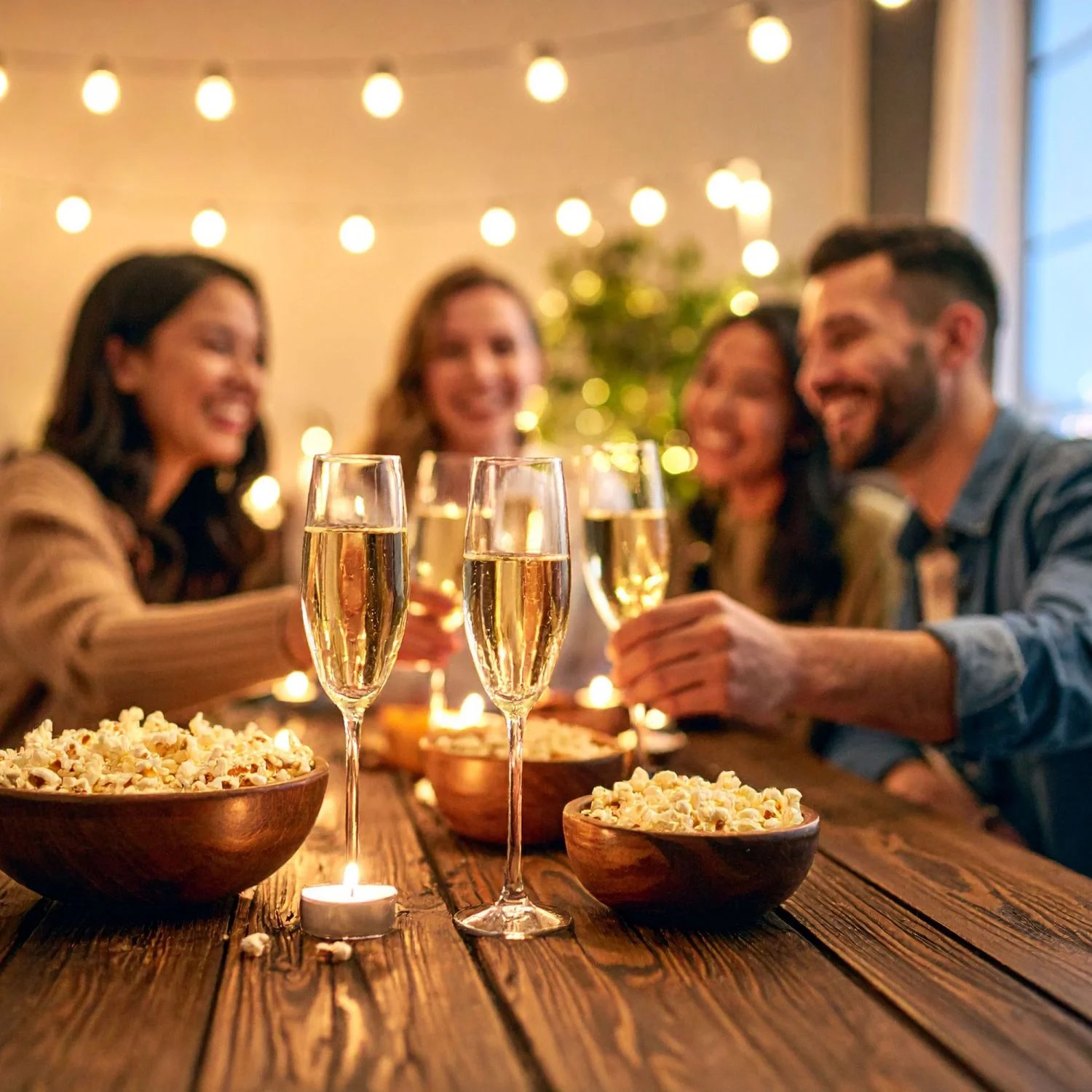 Champagner & Popcorn Tasting
